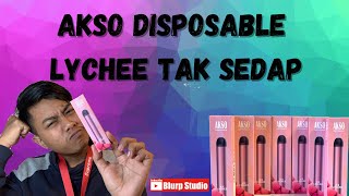 AKSO DISPOSABLE LYCHEE TAK SEDAP [upl. by Arrimat]