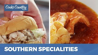 How to Make Tennessee Pulled Turkey Sandwiches and Eastern North Carolina Fish Stew [upl. by Yatzeck53]