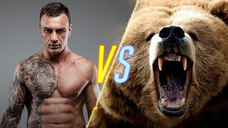 Man VS Grizzly Bear [upl. by Elbys802]