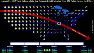 August 21 2017 Total Solar Eclipse Across the USA [upl. by Eenttirb245]