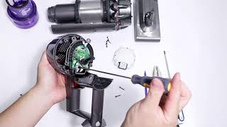 DYSON V11 vacuum cleaner handle replacement accessories disassembly video [upl. by Hteazile587]