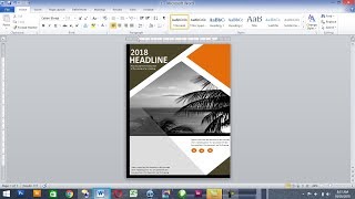 How to do a Cover Page Design for Assignment in MS Word  DIY  Microsoft Word Tutorial [upl. by Haerr]