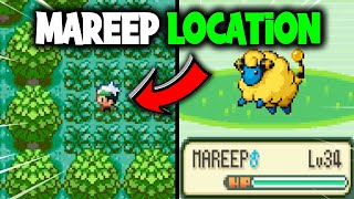 WHERE TO FIND MAREEP ON POKEMON EMERALD [upl. by Arriaes4]