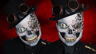 STEAMPUNK SKULL  Makeup Tutorial [upl. by Nerro]