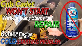 Cub Cadet starter issue solved [upl. by Quintin]