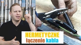 Hermetyczne łączenie kabla elektrycznego [upl. by Etnahsa]