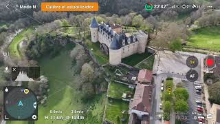 Castillo de Rochechouart Francia vientos fuertes desde mi Dji mini 4 pro [upl. by Brufsky551]