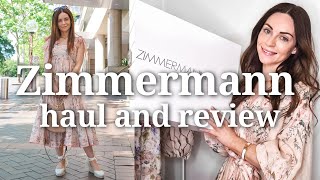 Zimmermann haul review 2022  Zimmermann Resort Swim 2022 collection [upl. by Koran]