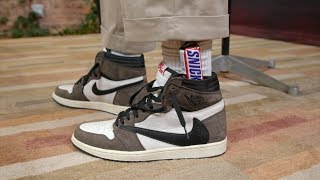 Air Jordan 1 Travis Scott How To Use the Hidden Pouch [upl. by Kreegar]