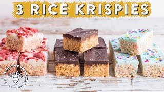 3 RICE KRISPIES TREATS with Chocolate Layers for BuzyBeez  HONEYSUCKLE [upl. by Root]