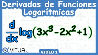 🔔 Derivadas de Funciones Logarítmicas  Video 1 [upl. by Eelegna]