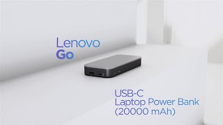 Lenovo Go USBC Laptop Power Bank  20000 mAh  Product Tour [upl. by Rekoob391]