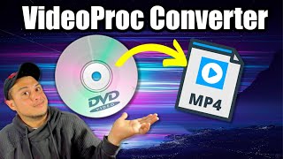 Como convertir DVDs a MP4 rápidamente  VideoProc Converter [upl. by Romona399]