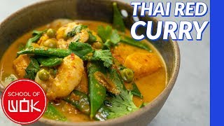 Amazing Thai Red Curry Recipe [upl. by Yekram]