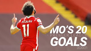 Mo Salahs 20 Premier League Goals  202021 ⚽️ [upl. by Aicnetroh]