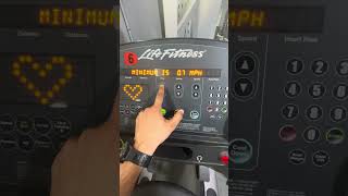 LIFE FITNESS TREADMILL SETTING CONFIGURATION [upl. by Nnav455]