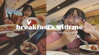 WHAT ALY EATING AT THE PALACE HOTEL  breakfast vlog alyslittlefamily [upl. by Cleveland]