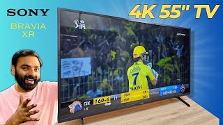 SONY Bravia x75L 55 Inch 4K TV Unboxing amp Review  Best Smart TV 2023 [upl. by Crispas]