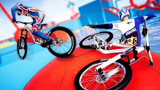 Attempting the BIKEOUT Course in Multiplayer  Descenders Gameplay [upl. by Farnham129]