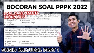 SOAL SOSIOKULTURAL PPPK 2022 [upl. by Lohman837]