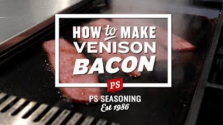 How to Make Venison Bacon  Homemade Deer Bacon Recipe [upl. by Blockus]