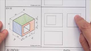 Projeções e Vistas Ortográficas Principais [upl. by Amalie949]