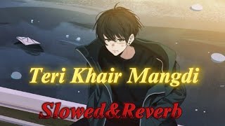 Teri Khair Mangdi Slowed and Reverb lofi Song [upl. by Notnerb]