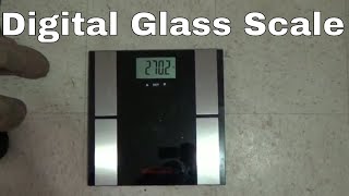 How To Operate The Digital Glass Weight Scale From Walgreens [upl. by Anibla148]