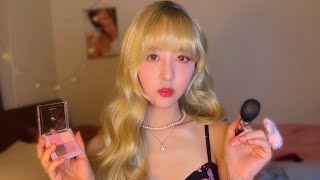 ASMR GyarU girL⭐️ doEs uR mAkup🌺Realistic Apply on the camera [upl. by Fifine]