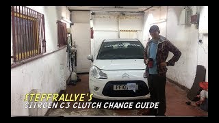 Citroen C3 clutch change quick guide [upl. by Filia]