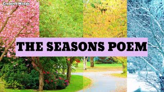 The Seasons Poem Introduction to Different Seasons  Poems for Kids and Kindergarten [upl. by Marciano]