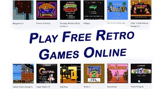 Top 5 Free Retro Games Sites [upl. by Navis805]