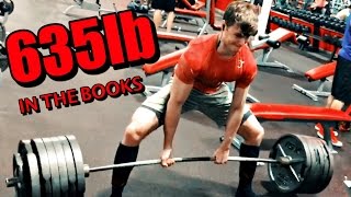 635lb Deadlift  Training Updates [upl. by Ruella822]