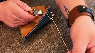 Using the Speedy Stitcher Sewing Awl [upl. by Leschen]