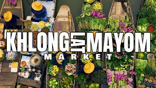 Khlong Lat Mayom Market  Bangkok ᴴᴰ ● ตลาดน้ำคลองลัดมะยม⎮Thailand Travel Vlog [upl. by Reiners]