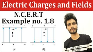 🔴 Physics NCERT example 18 class 12th  electric charges and and fields examples solution [upl. by Thrasher]