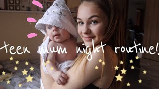 teen mum night routine [upl. by Roxanna]