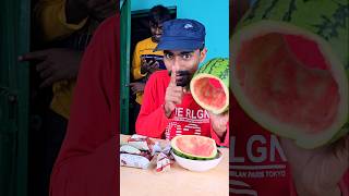 Watermelon Prank with Elder Brother 😂🤣 shorts Surprise Challenge [upl. by Lily727]