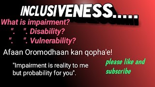 Inclusiveness chapter 1 part 1 [upl. by Astrahan]