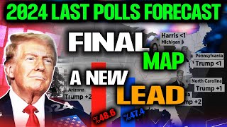 Record Surge with Two Days to Go 2024 Election Final Polls Data Prediction Harris vs Trump [upl. by Yrrek]