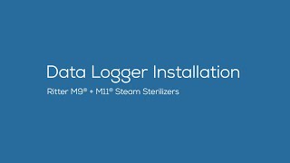 Sterilizer Data Logger Installation [upl. by Jasen144]