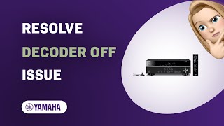 How to reset the Yamaha RXV367 AV receiver [upl. by Casilda]