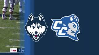 UConn Football Highlights v CCSU 09032022 [upl. by Evilc]