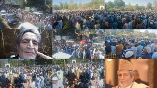 Ex minister Ex MLA surankote Sayed Mushtaq Ahmed Bukhari Pahadi leader namaza janaza at Markzi [upl. by Ahsiei]