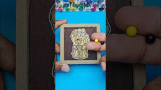 Thanos Infinity Gauntlet Amazing Cardboard Game Puzzle Gameplay [upl. by Gnek978]