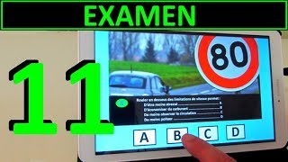 Code de la route 2024 11  Examen [upl. by Fanchette]