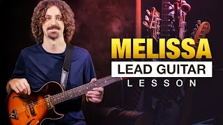 Melissa » Lead Guitar Lesson » Allman Brothers Band [upl. by Laeahcim288]