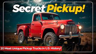 20 Most Unique Pickup Trucks in US History You’ve Never Seen 🚛💥 [upl. by Keese774]