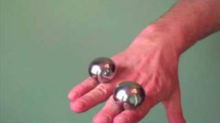 Finger Fitness crazy metal ball tricks [upl. by Adehsor]