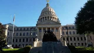 Mississippi State Capitol  VIDEO TOUR Jackson Mississippi [upl. by Iolande64]